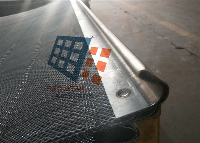 Spring Steel Wire Lock Crimp Screen For Screen Machines In Mineral Quarry 0
